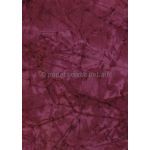 Batik Plain | Maroon Handmade Recycled 120gsm Paper | PaperSource